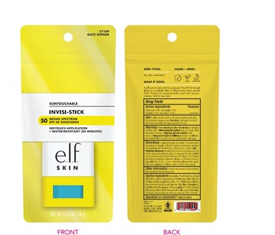 Packaging Label-57109 (Invisi Stick Glitz Spf 50 S)